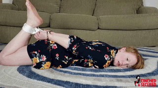 cinchedandsecured.com - Izzebella - Threatening Crime Boss Got Her Bound, Gagged and Toe Tied! thumbnail